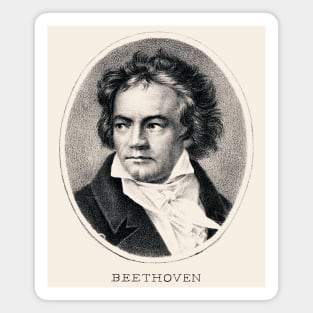 Composer Ludwig van Beethoven Magnet